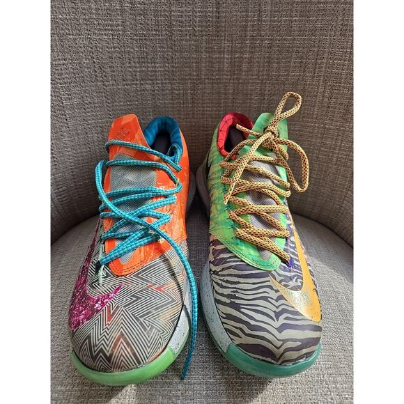 Nike KD 6 What The Kevin Durant 669809-500 Size 8 - Picture 2 of 10